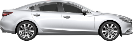 silver Mazda 6