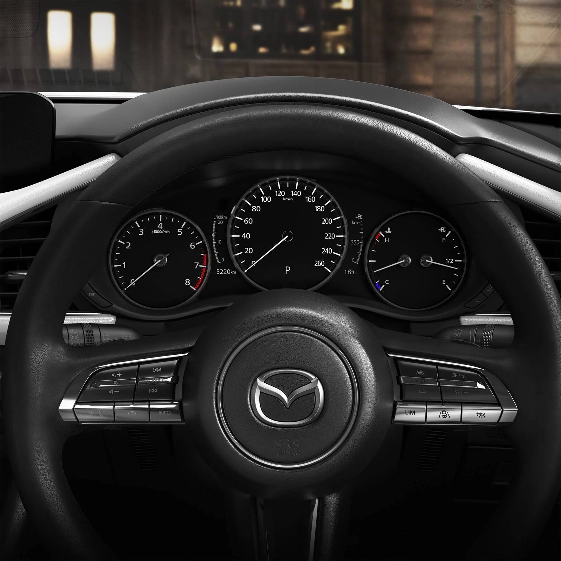 Mazda 3 LED TFT Instrument Panel