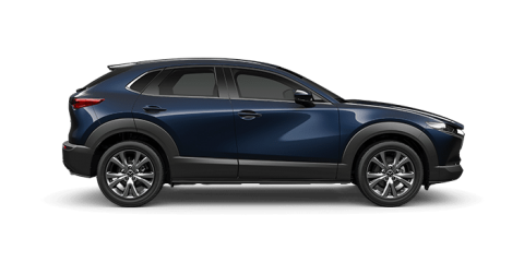 Mazda finance deals on CX-30 deep crystal blue