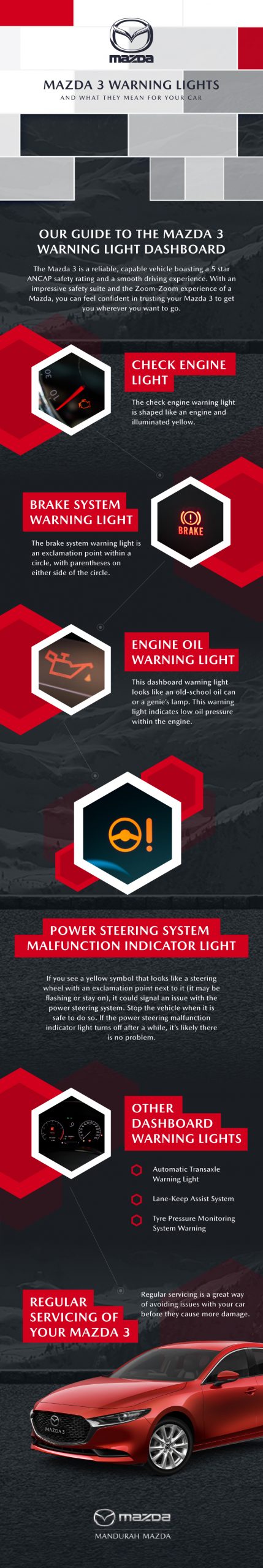 Mazda 3 warning lights