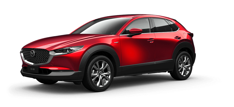 Mazda CX 30 Soul Red Crystal Metallic Color